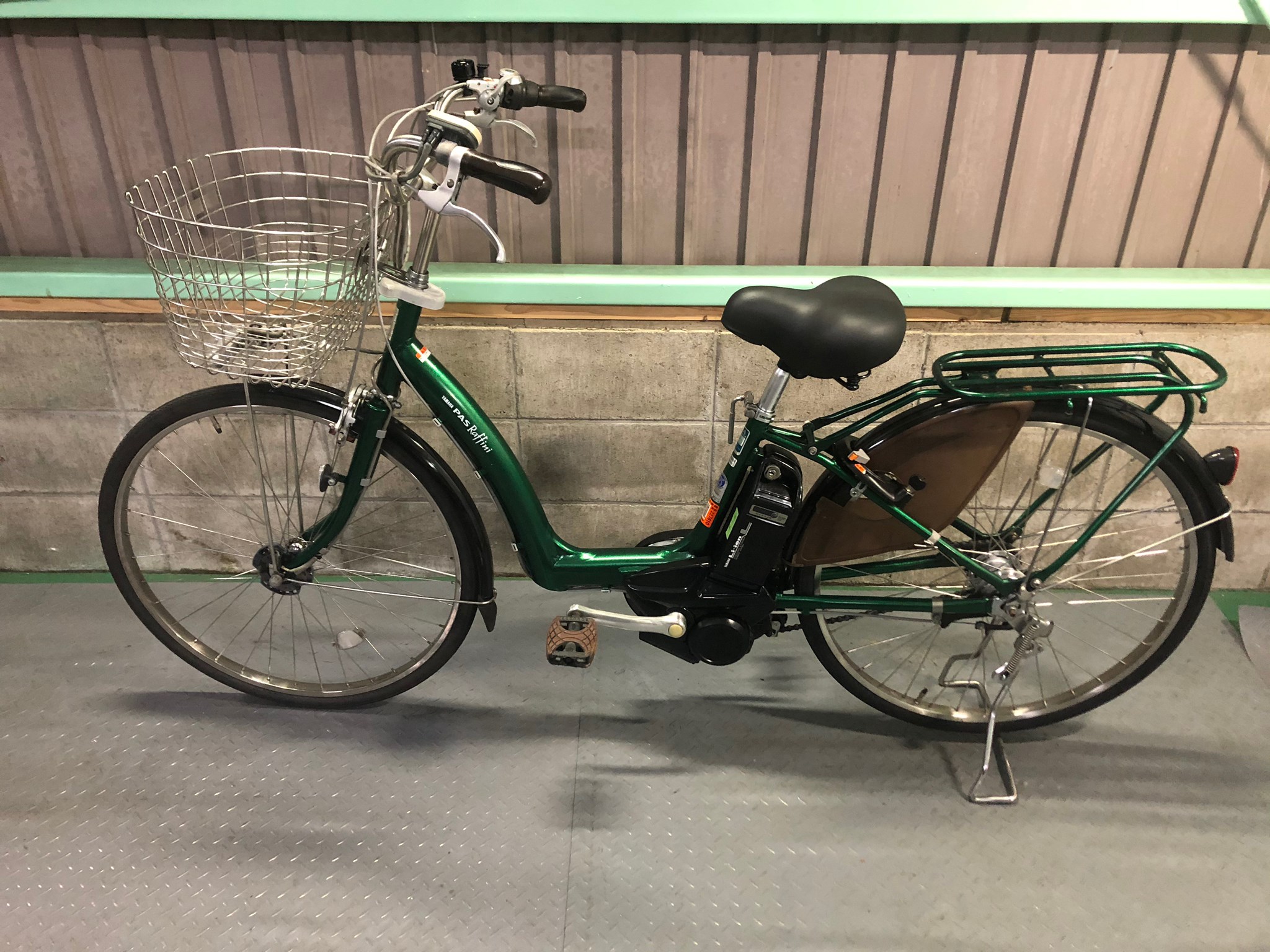 SOLD OUT】電動自転車 ヤマハ PAS ラフィーニ 26インチ 大容量8.1Ah 緑