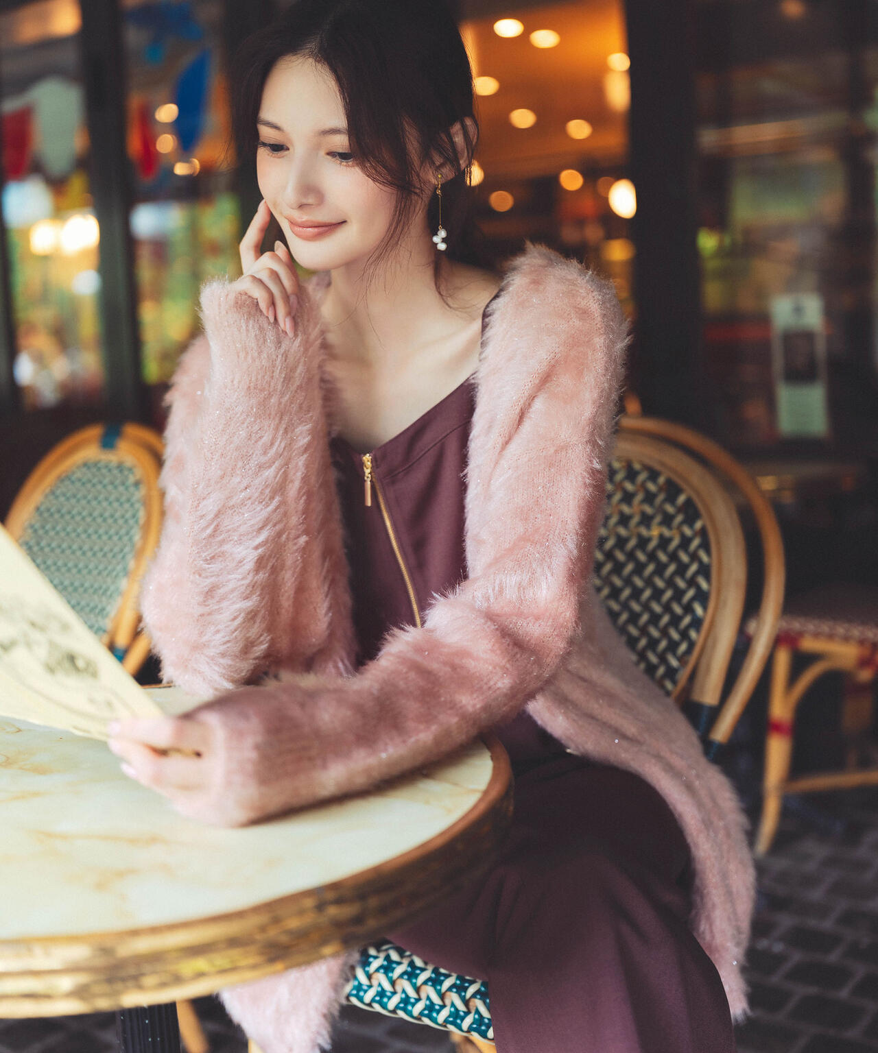 青島心さん着用】キャットBIGカーディガン | PROPORTION BODY DRESSING