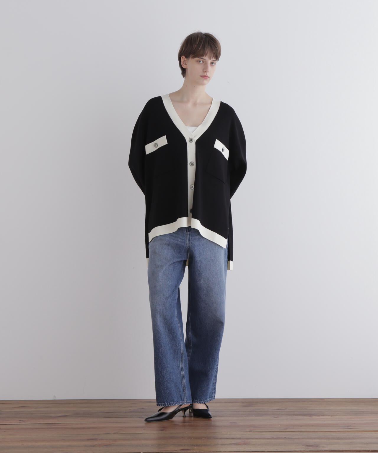 フロントクロスデニムパンツ | LE PHIL（ル フィル） ｜【公式】通販