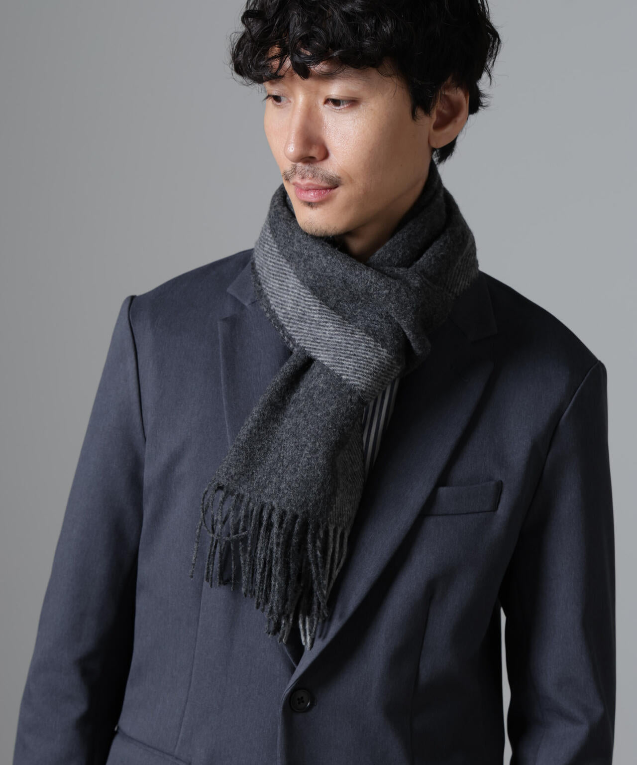 ソフトカシミヤブレンドマフラー | NANO universe（ナノ・ユニバース