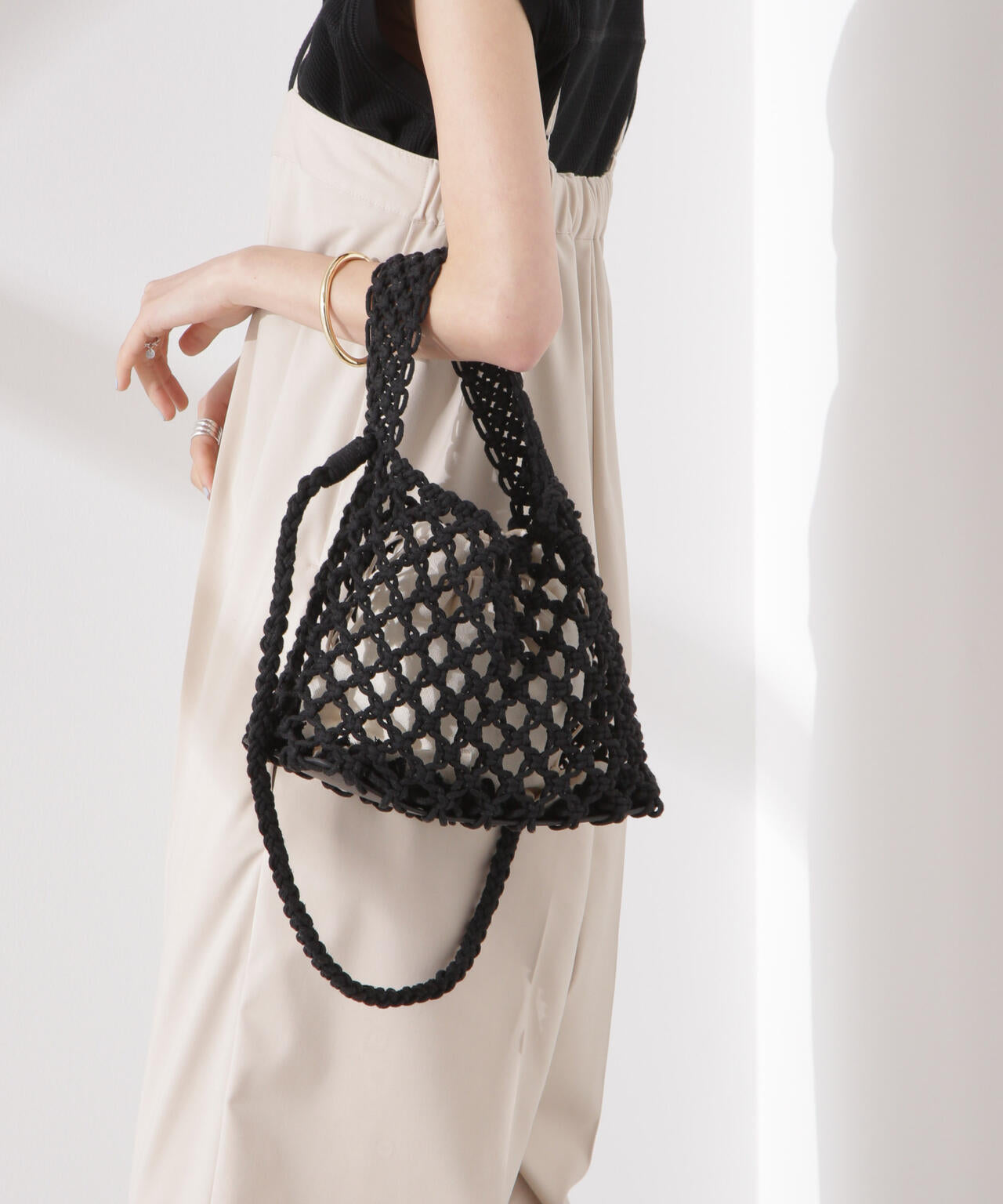 マクラメ編みショルダーバッグ | NANO universe（ナノ・ユニバース