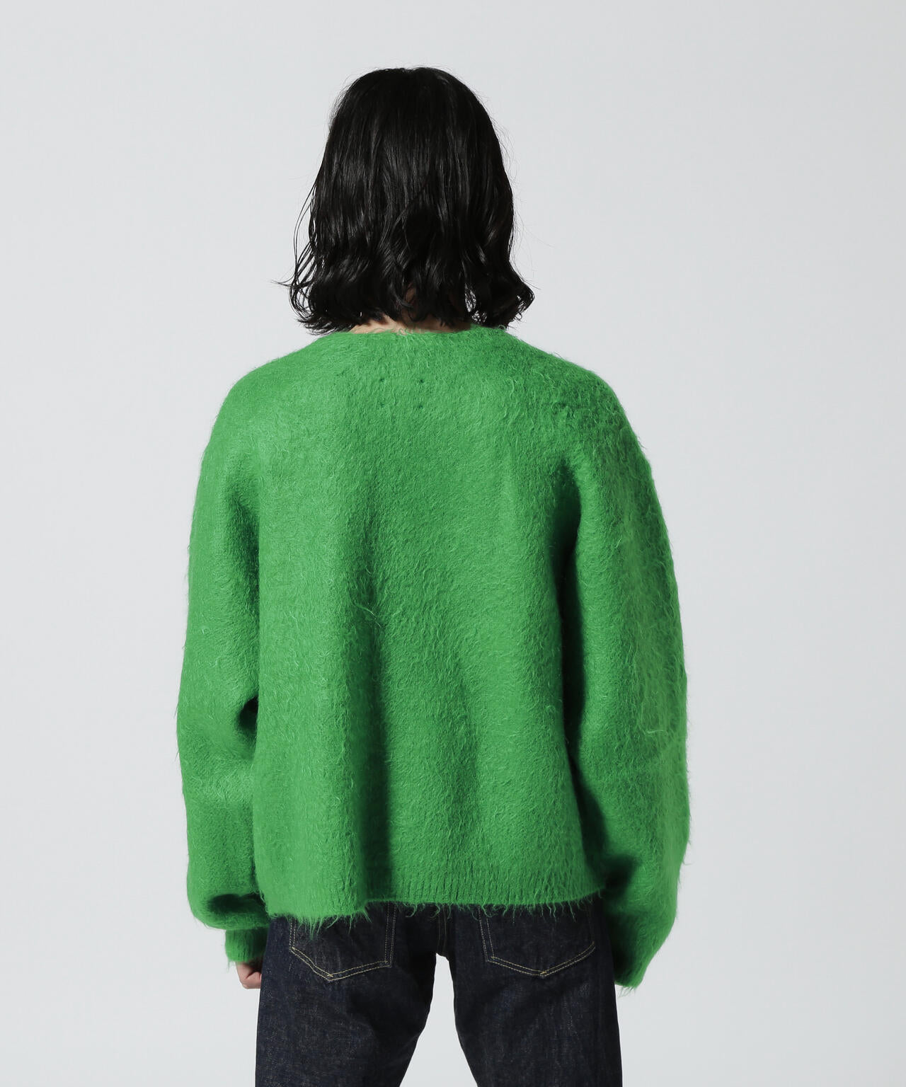 SAINT MICHAEL/セント マイケル/CARDIGAN/MOHAIR/GREEN | ROYAL FLASH