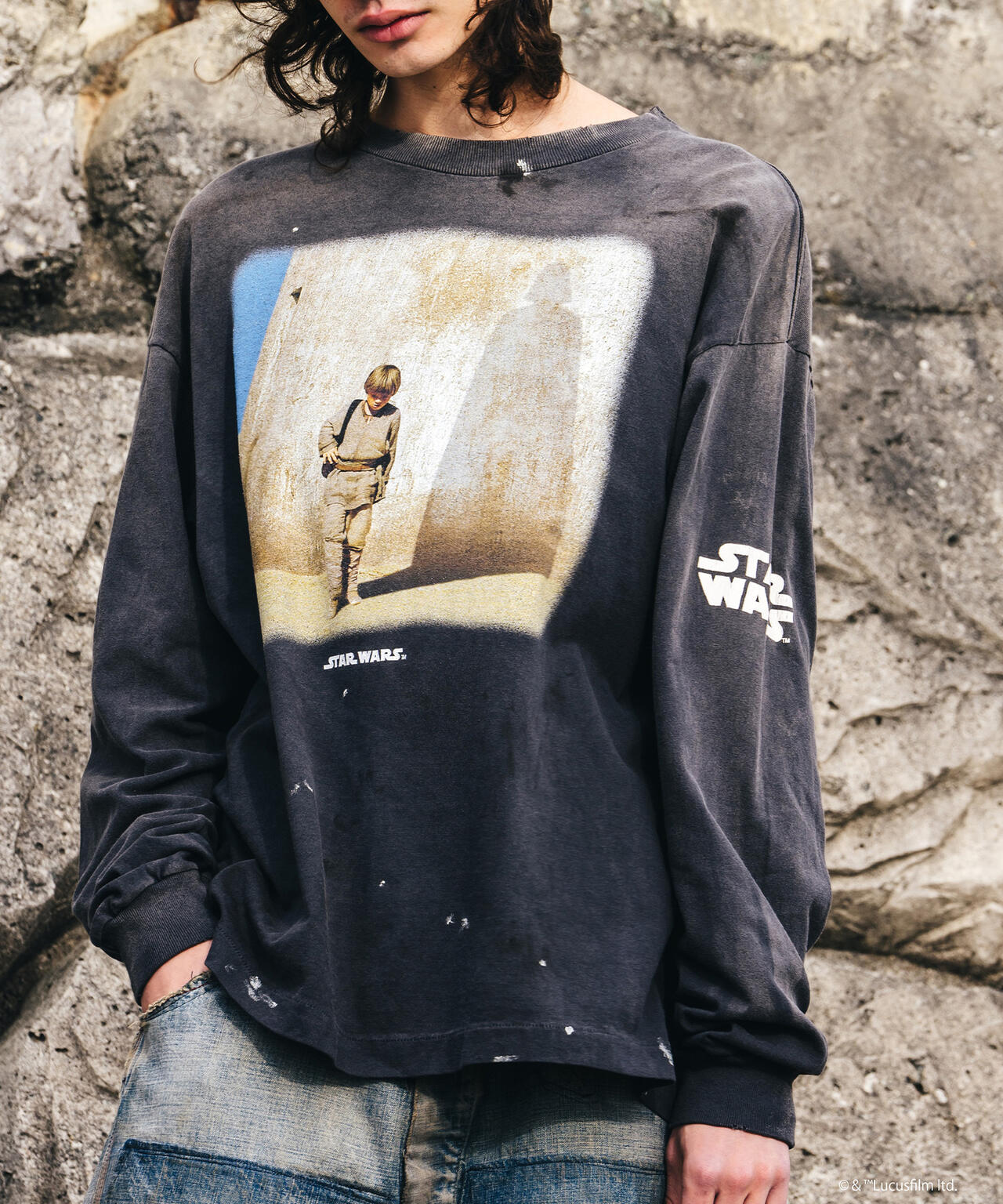 SAINT MICHAEL/セントマイケル/SW_LS TEE DARTHVADER | ROYAL FLASH