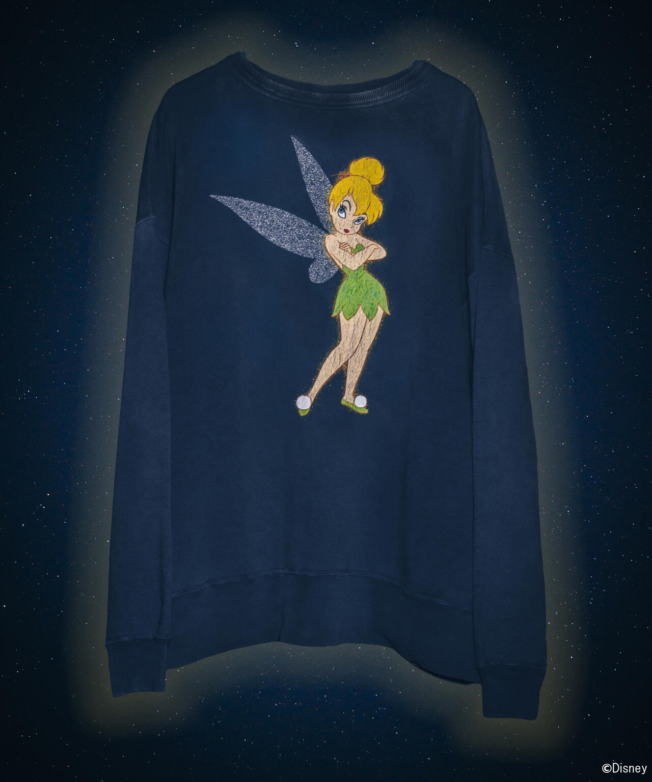 SAINT MICHAEL/セントマイケル/DSN_CRW NK SWT/TINKER BELL/NVY