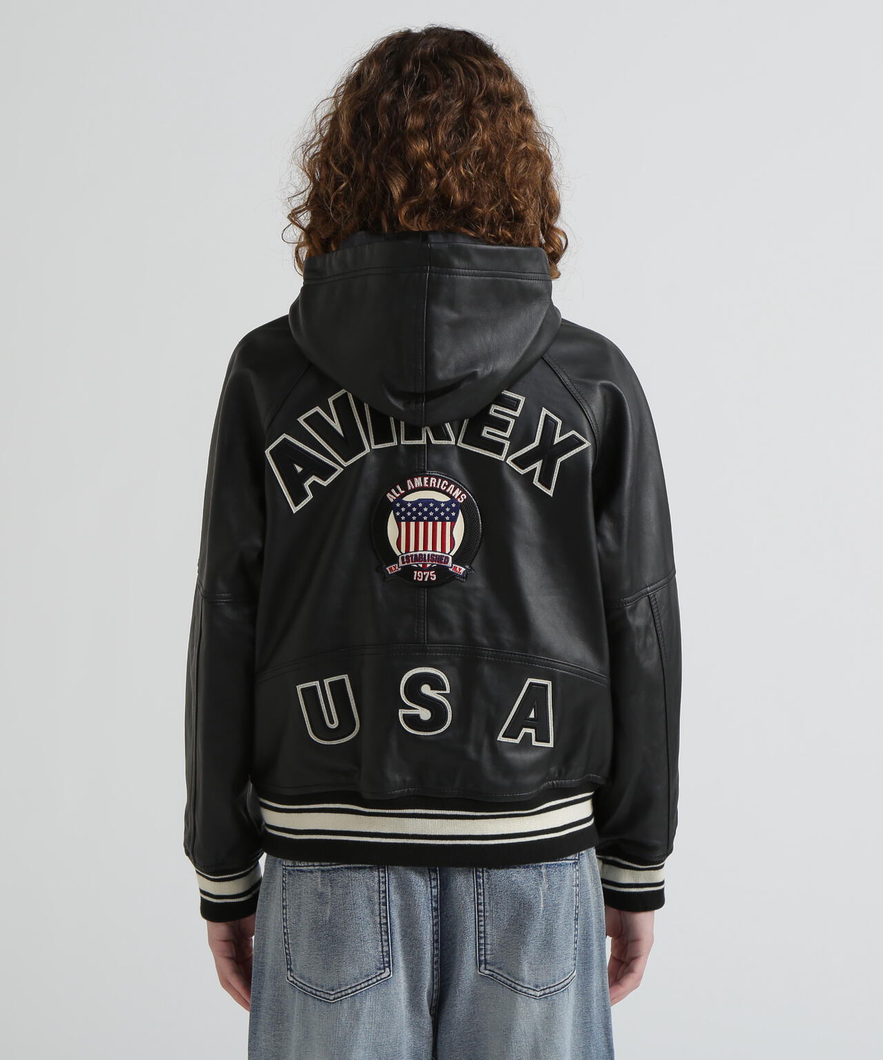 WOMAN》SIGNATURE HOODED LEATHER | AVIREX（アヴィレックス
