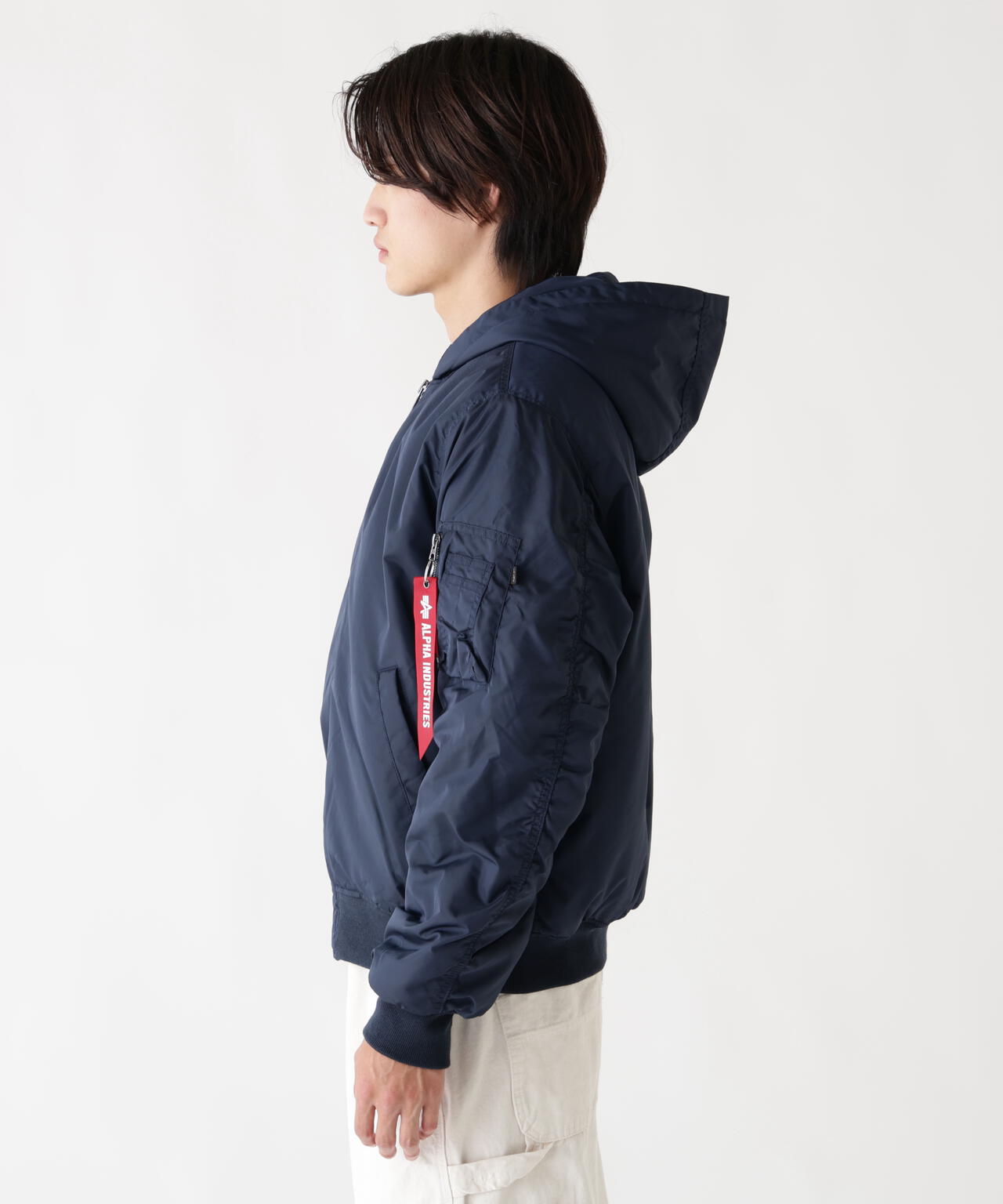MA-1 HOODED OXFORD FLIGHT JACKET | Alpha Industries（アルファ