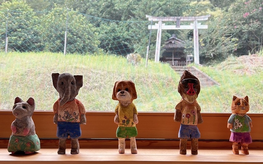 渋谷菜津子チェーンソーアート「森で出会う木の動物たち展」2026年冬