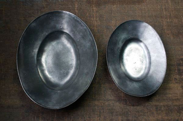 安藤雅信作品｜銀彩ピューター オーバルシリーズ