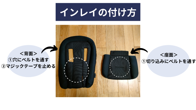 サイベックスメリオ】新生児用インレイいつまで使う？【付け方も紹介】