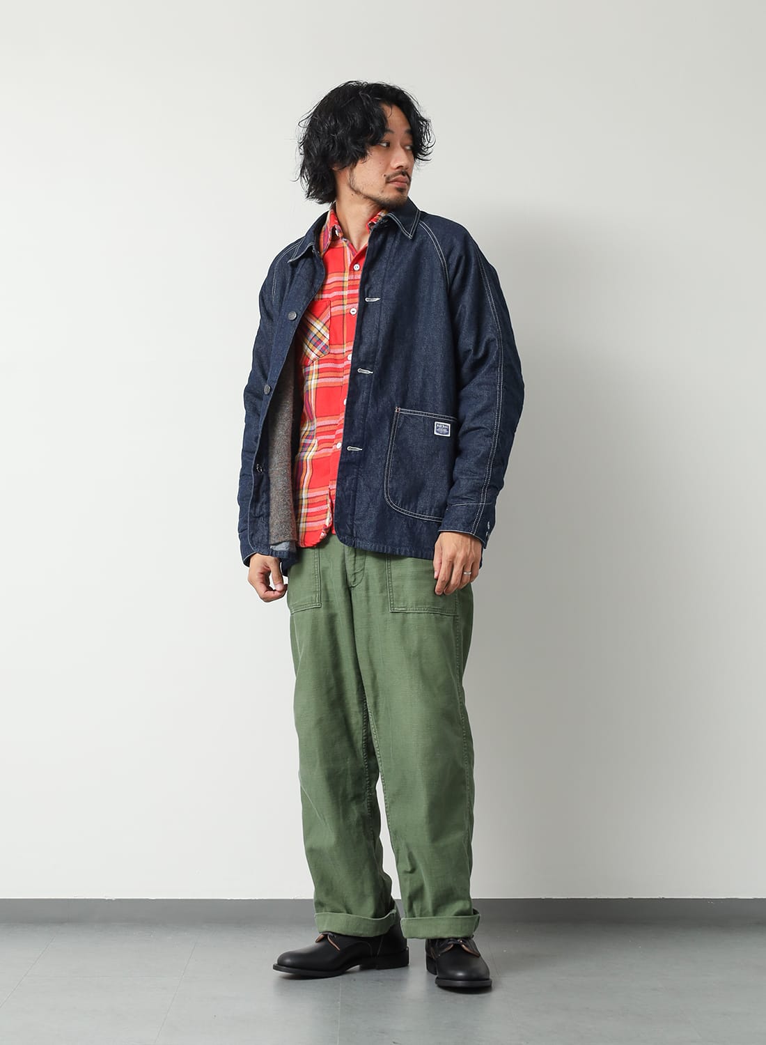 MOONLOID EXCLUSIVE 40S WWII BLANKET LINED COVERALL|【MOONLOID別注