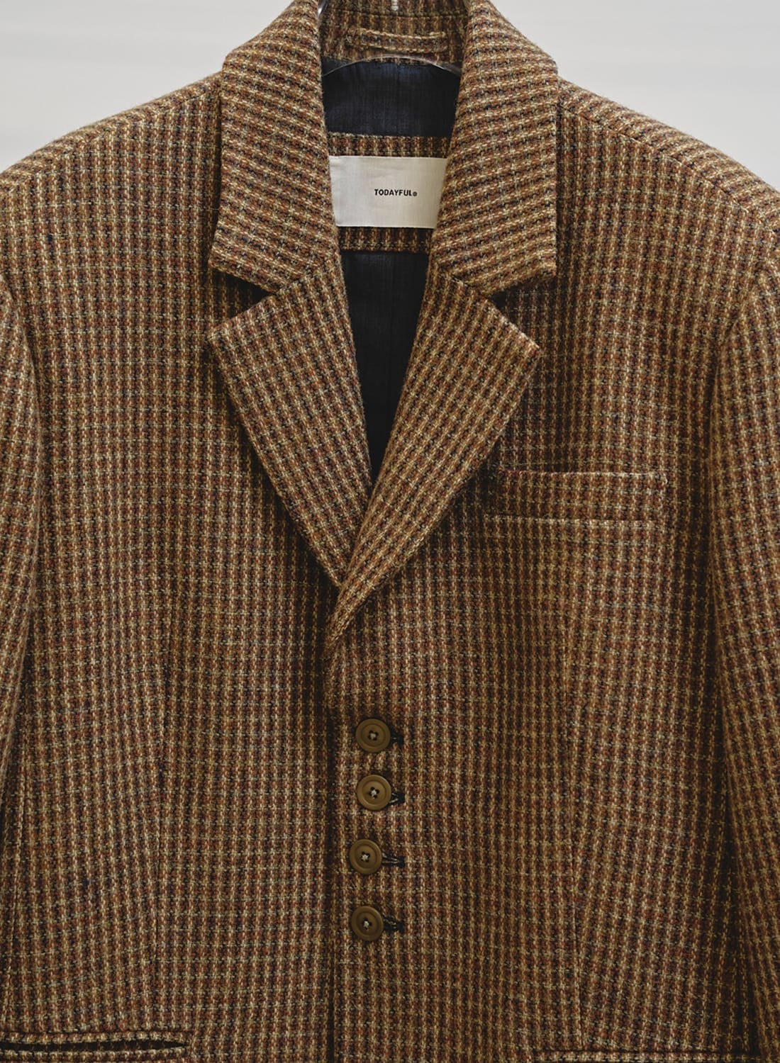 WOOL100% CHECK JACKET|【25FW先行予約】ウール チェック ジャケット