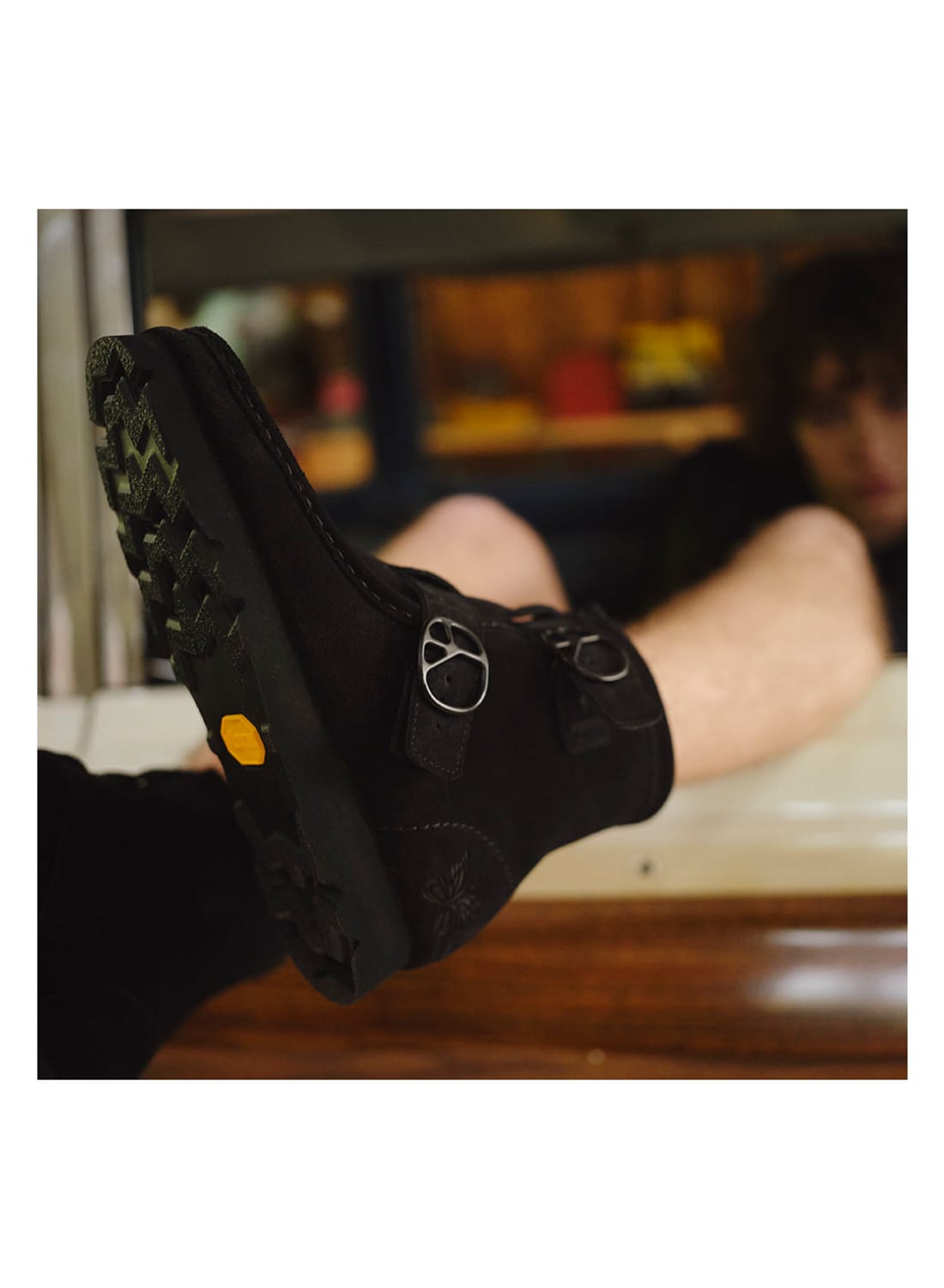 NEEDLES × CLARKS ORIGINALS WALLABEE HI - PEACE BUCKLE |NEEDLES