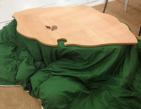 森の小人のこたつ – デザインこたつ Ochiba（おちば） – もらくらし