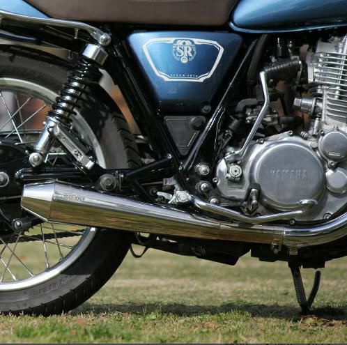 デイトナ スリップオン メガホンタイプ マフラー ヤマハ SR400 FI