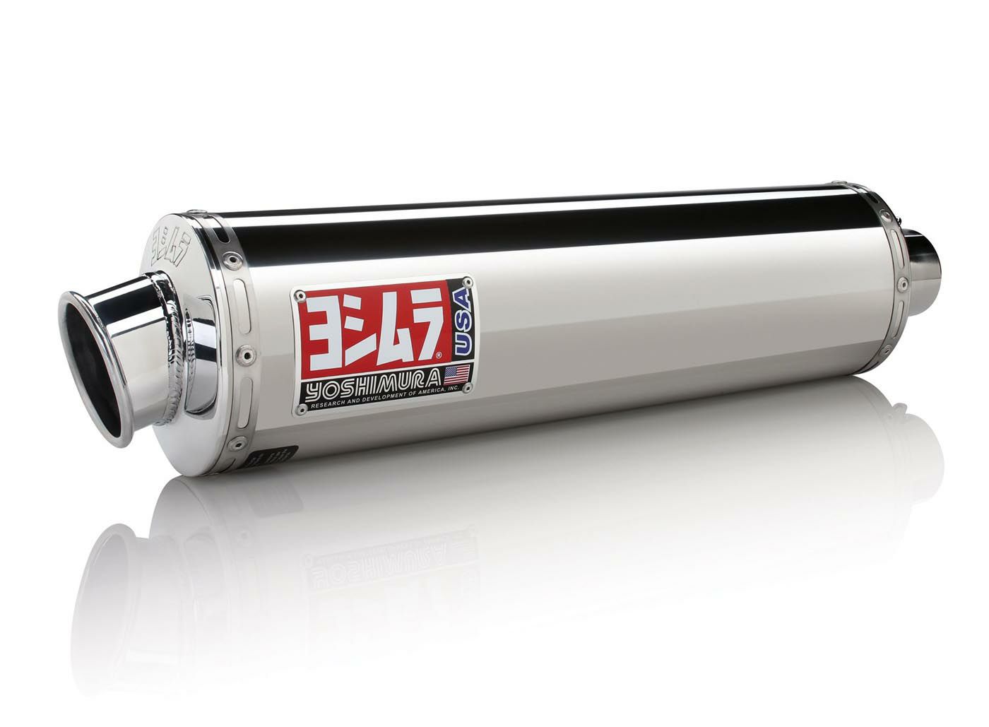 ヨシムラUSA RS-4 アルミ/ステンレス スリップオン マフラー カワサキ
