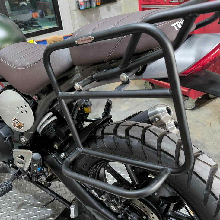 トライアンフ スクランブラー400X/スピード400 サイドラゲッジラック