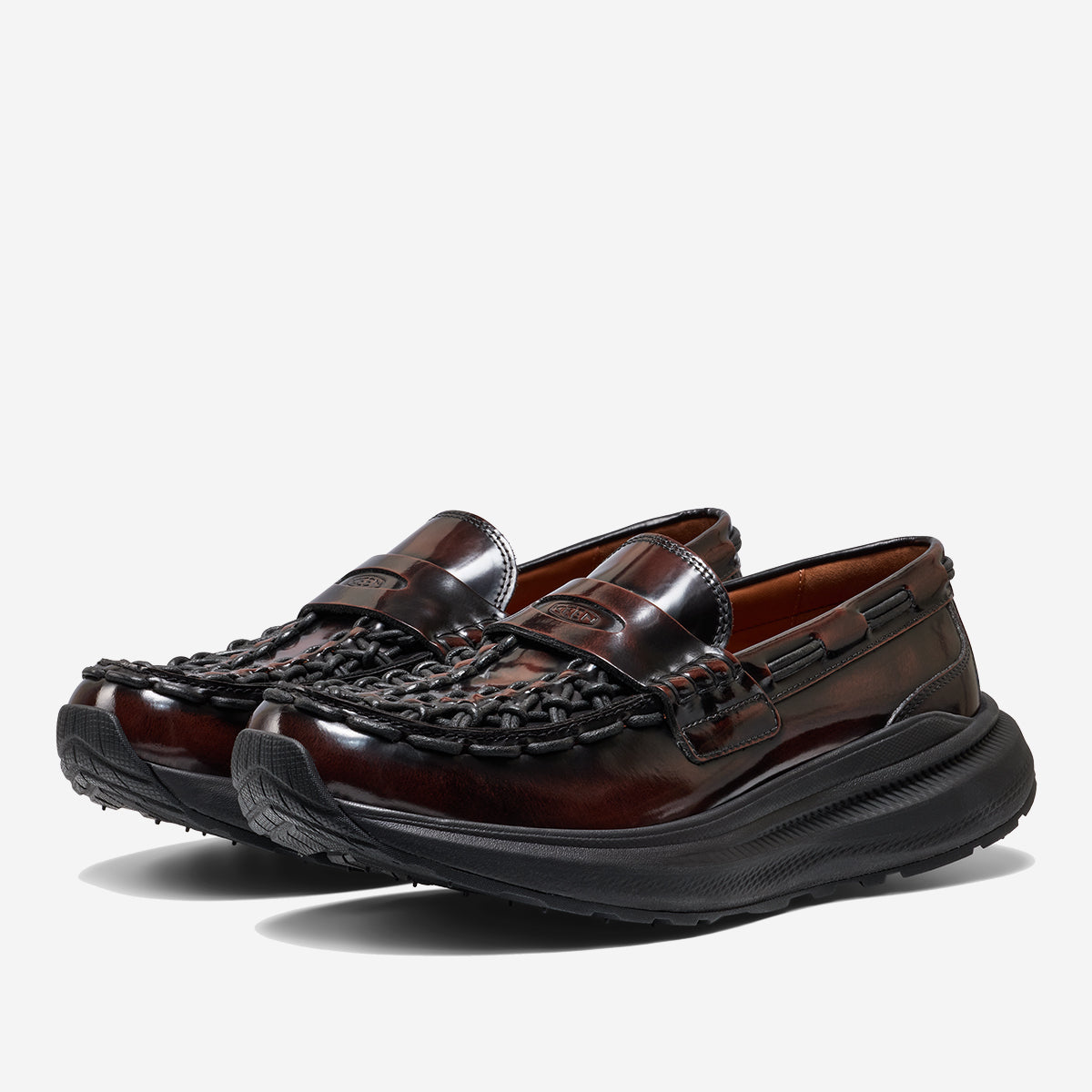 KEEN - UNEEK Loafer WK - Cordovan Oxblood/Black – Muddy George