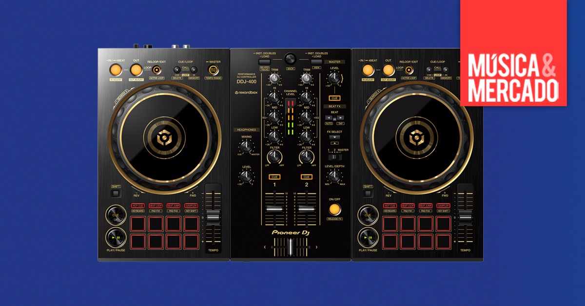 Pioneer DJ apresenta versão do DDJ-400-N em cor de ouro | Música
