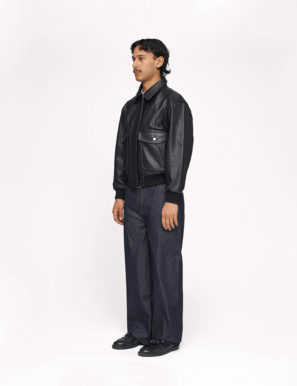 Leather Bomber Jacket – Mutimer