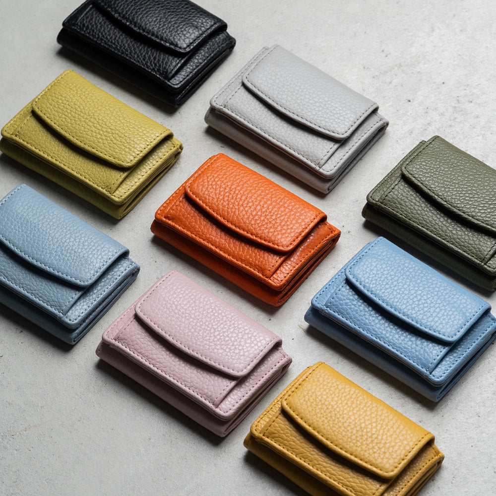 MURA ミニ財布 レディース 三つ折り財布 スキミング防止 RFID 財布