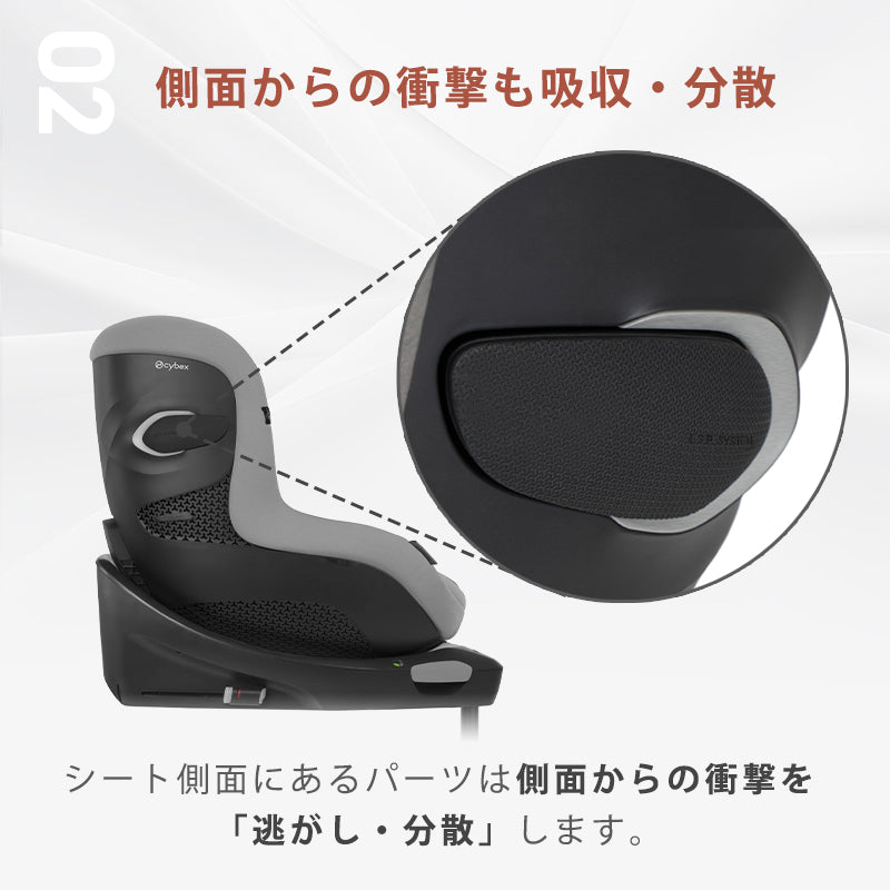 サイベックス シローナ Gi i-Size cybex SIRONA プラス メッシュ