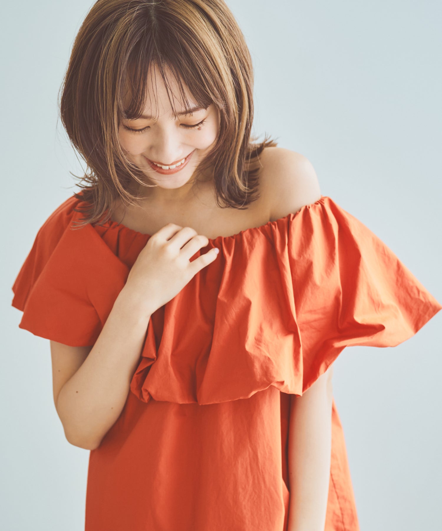 ボリュームオフショルダーワンピース – N WITH.