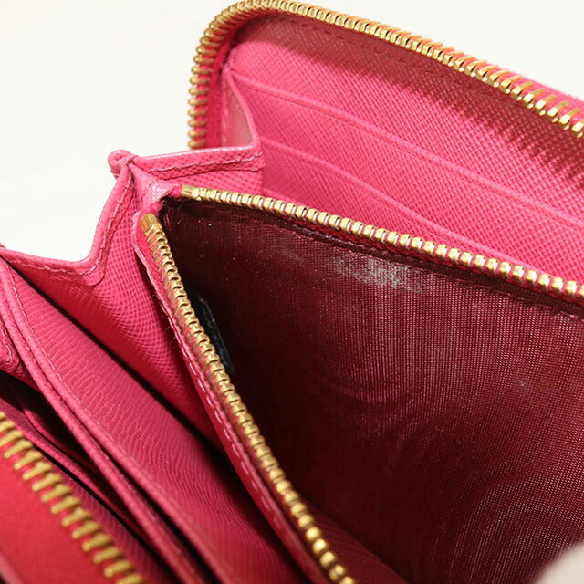 中古 プラダ 長財布ラウンドファスナー レディース ブランド PRADA