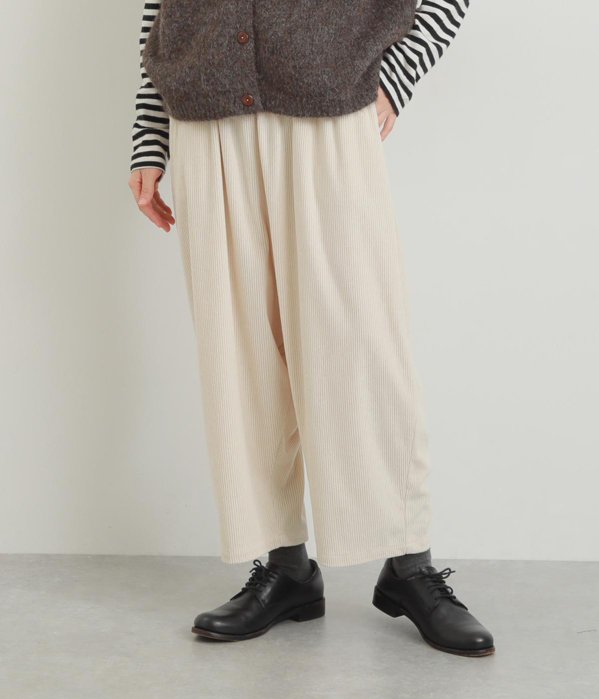 柔らかコール天たっぷりサルエルパンツ（COLORK）の商品詳細