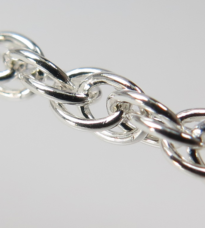 ロープチェーン シルバー SV925 2.3mm（1メートル）（1本）