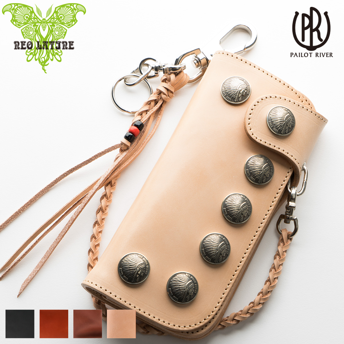 BRANDS :: REDMOON :: ロングウォレット :: オールドバイカーシリーズ