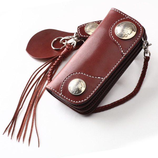 BRANDS :: REDMOON :: ロングウォレット :: ネバダシリーズ :: レッド