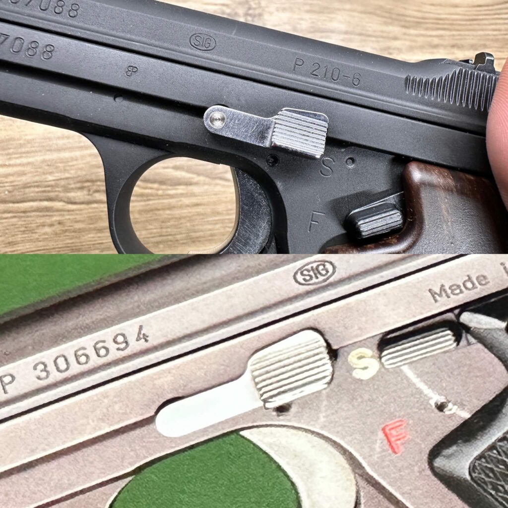 SIG P210-6 マルシン最新モデルのレビューです。フルストローク化や