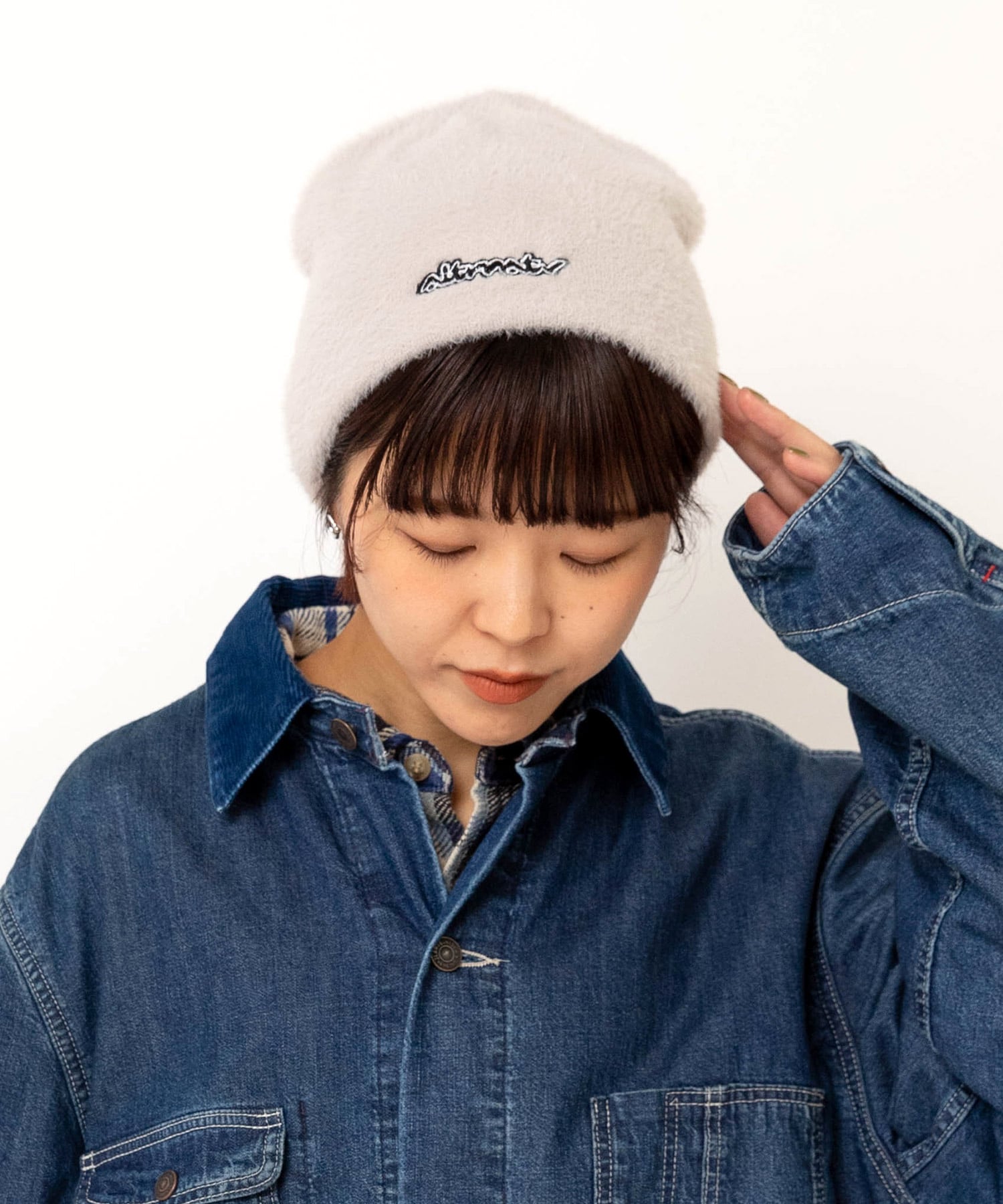 E5188 フェザービーニー(F ライトグレー): 帽子 - RNA ONLINE STORE