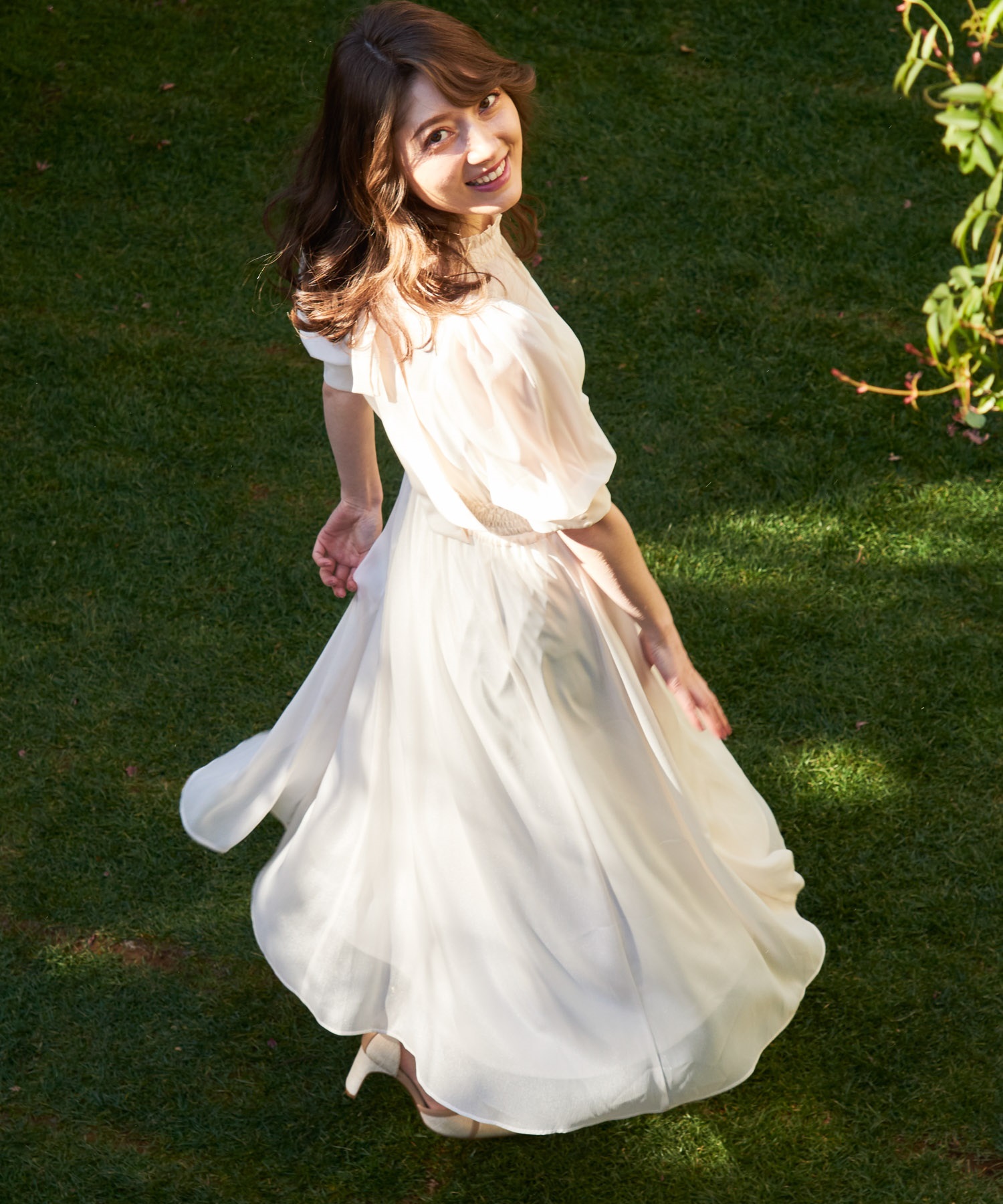 シャイニーシアー2WAYワンピース | ロングワンピース | NOELA