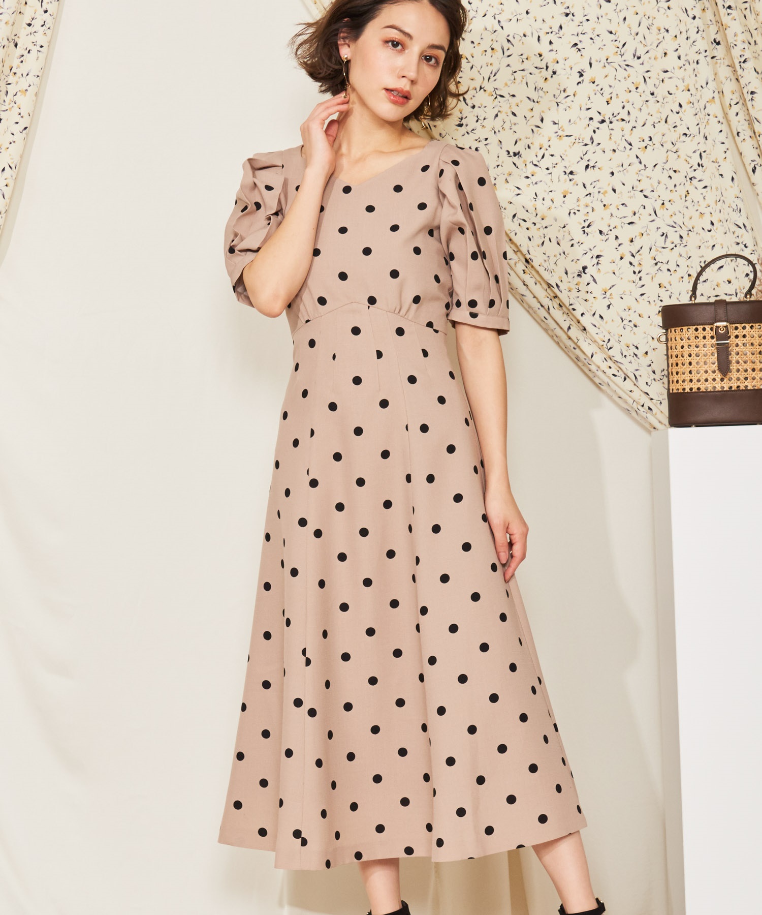 ドットワンピース | ロングワンピース | NOELA OFFICIAL WEB STORE