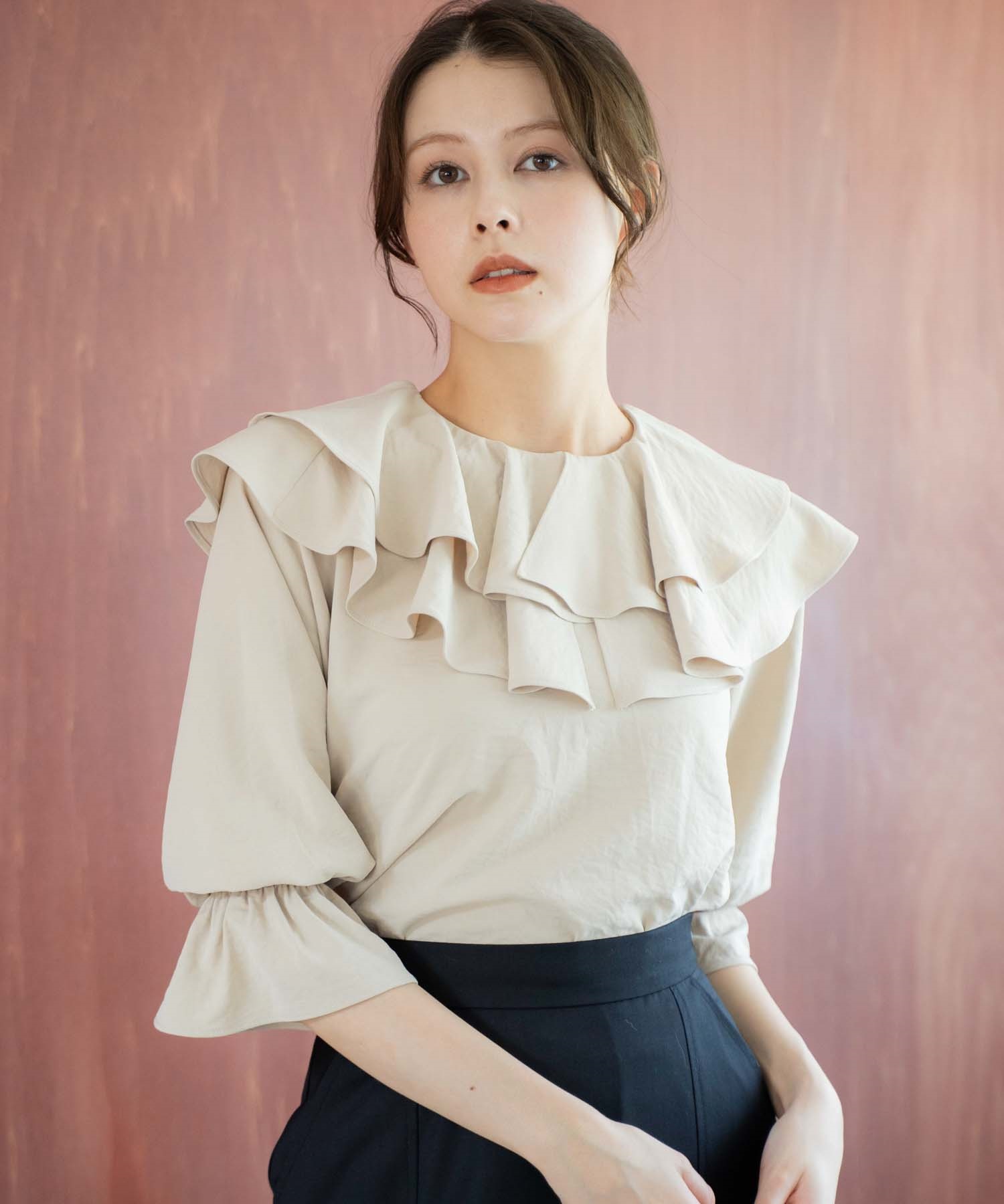 フリルカラーブラウス | シャツ・ブラウス | NOELA OFFICIAL WEB STORE