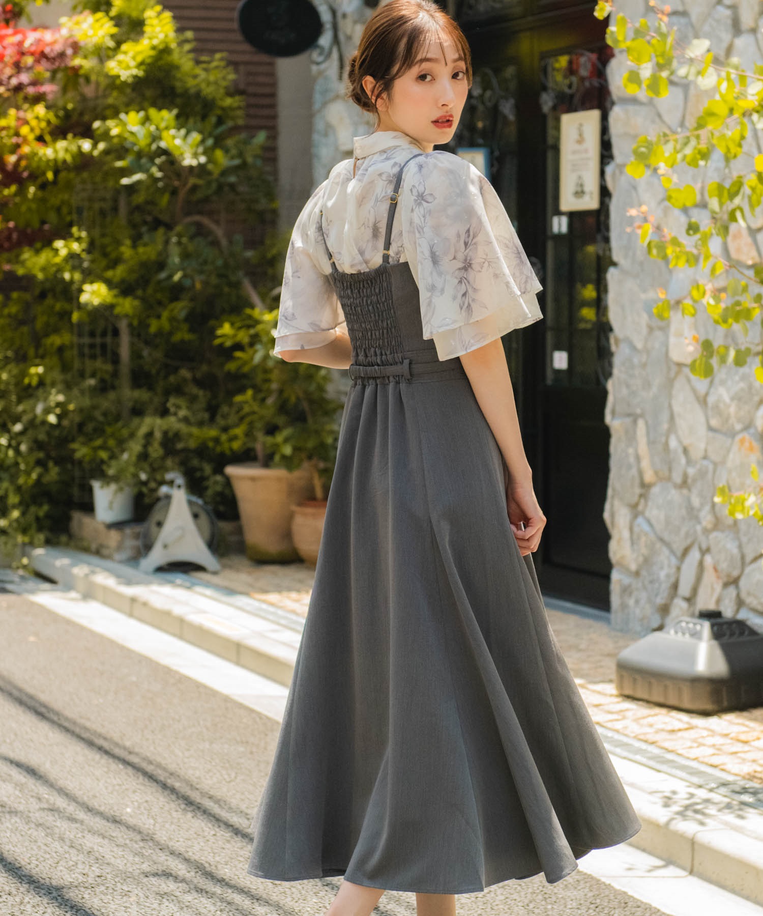 ビット付ボリュームキャミワンピ | キャミワンピース | NOELA OFFICIAL