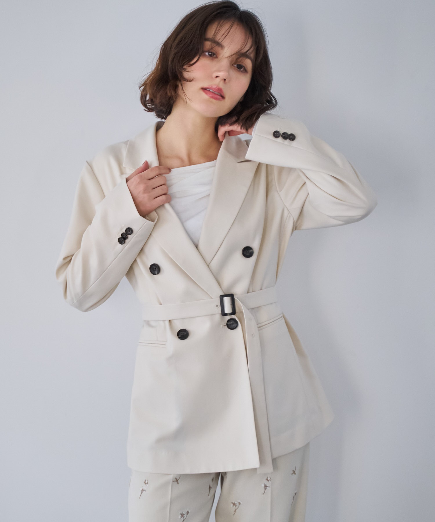 予約】4Bダブルブレストジャケット | ジャケット | NOELA OFFICIAL