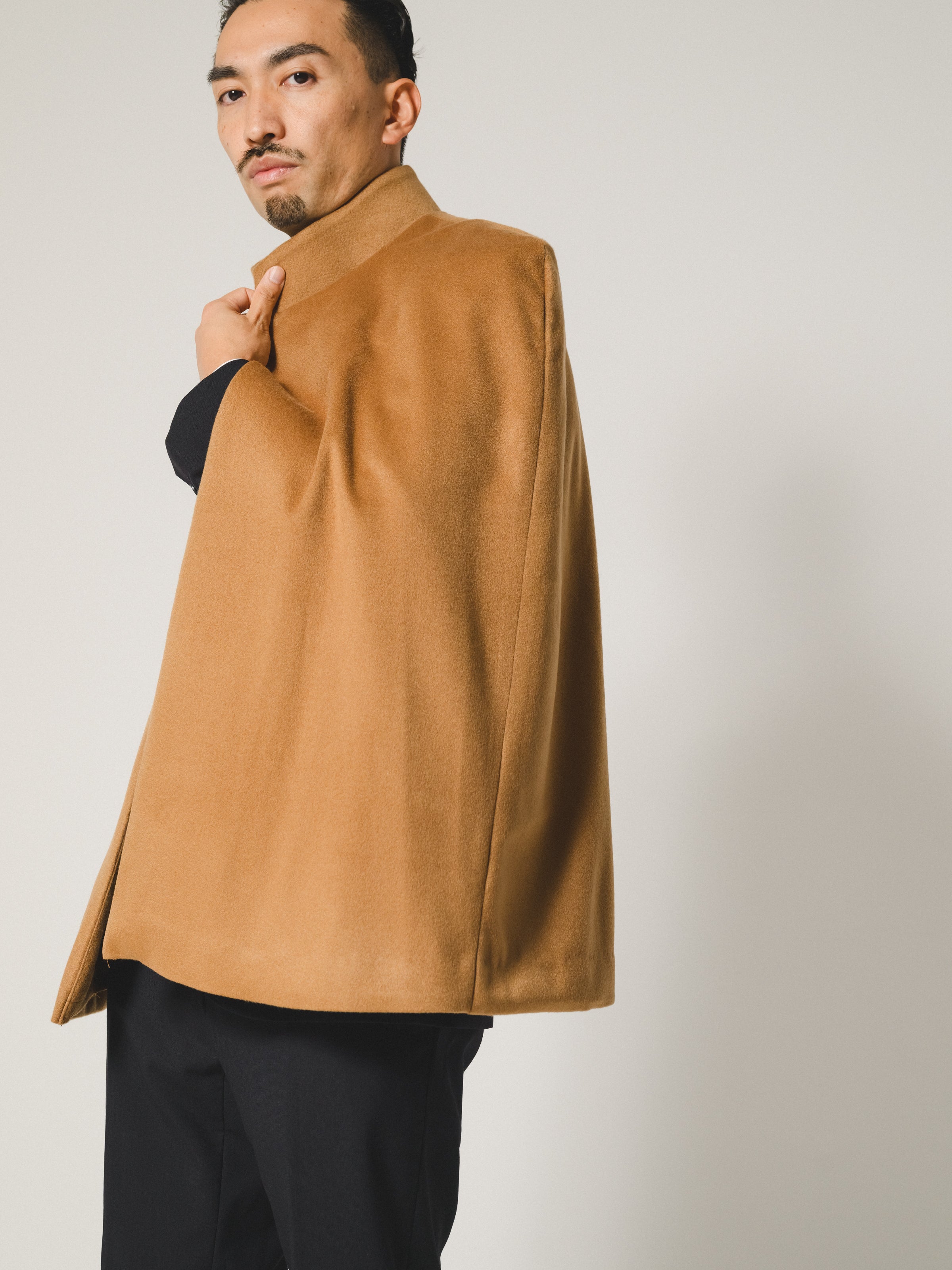 マント（カシミヤ） Long cashmere cloak – NOA DAVICH