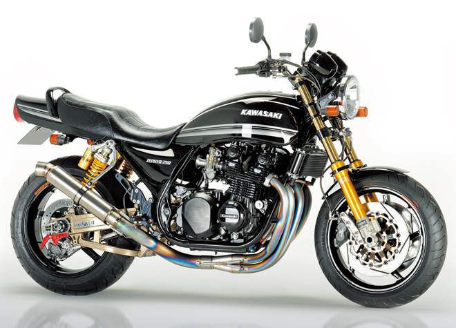 ZEPHYR750 4in1 手曲げチタンEXマフラー | NOBLEST