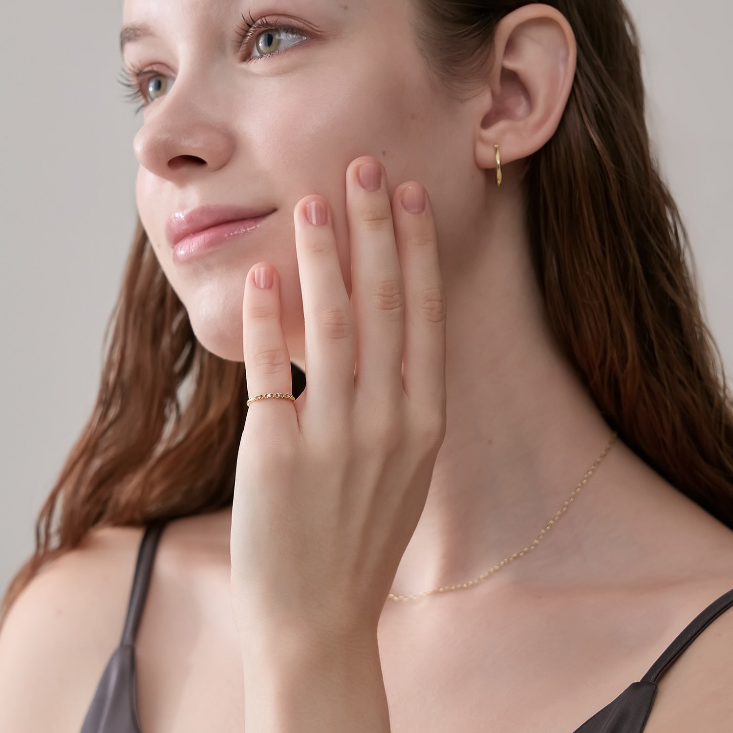 K10ダイヤモンドピンキーリング｜ピンキーリング｜ノジェス 公式