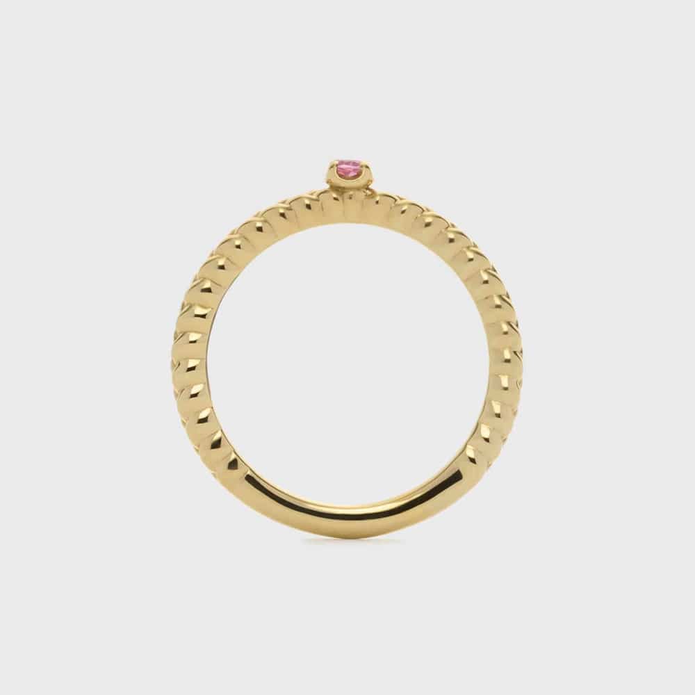 ゴールドトルマリンピンキーリング｜ピンキーリング｜ノジェス 公式