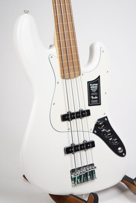Fender Player Jazz Bass® Fretless, Pau Ferro Fingerboard, Polar