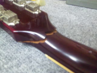 Gibson LesPaul Standard ネック折れリペア |ギターリペアショップN's