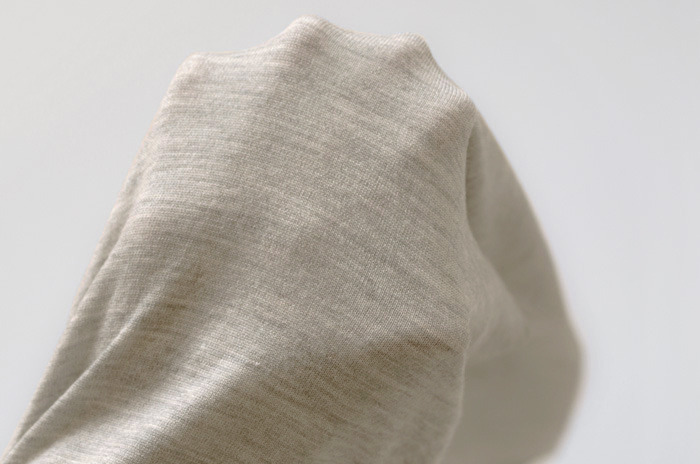 ばばシャツ」(深めVネック/ウール/レディース) 【SS・S・M・L