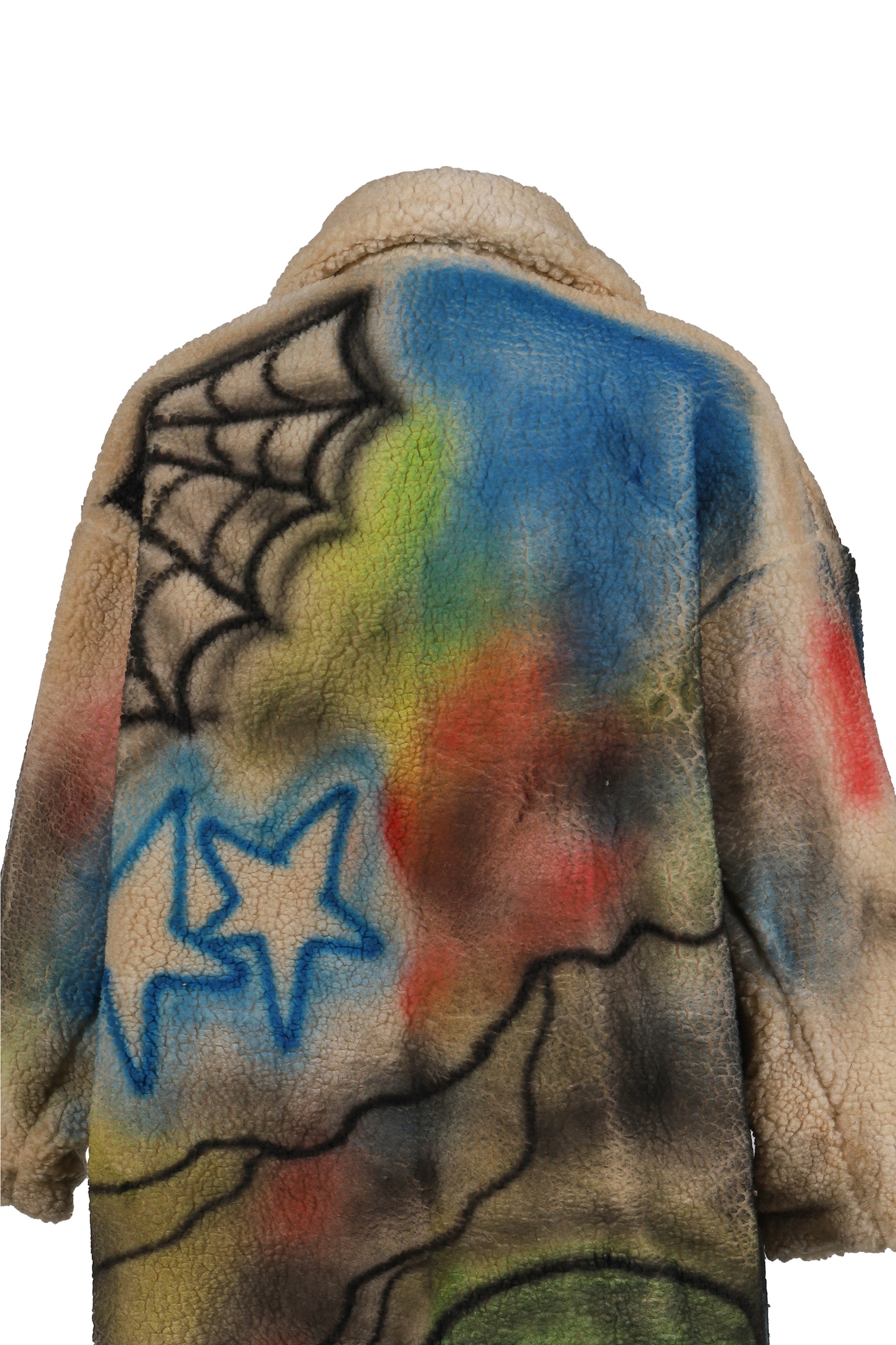 SATOSHI NAKAMOTO サトシナカモト FW25 AIRBRUSHED SHERPA TRENCH