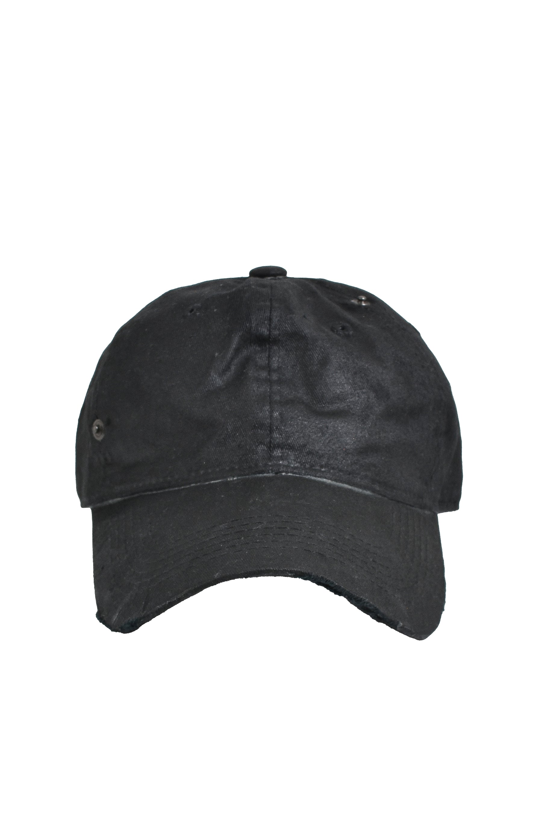 P.L.N. Black Oilskin Cap