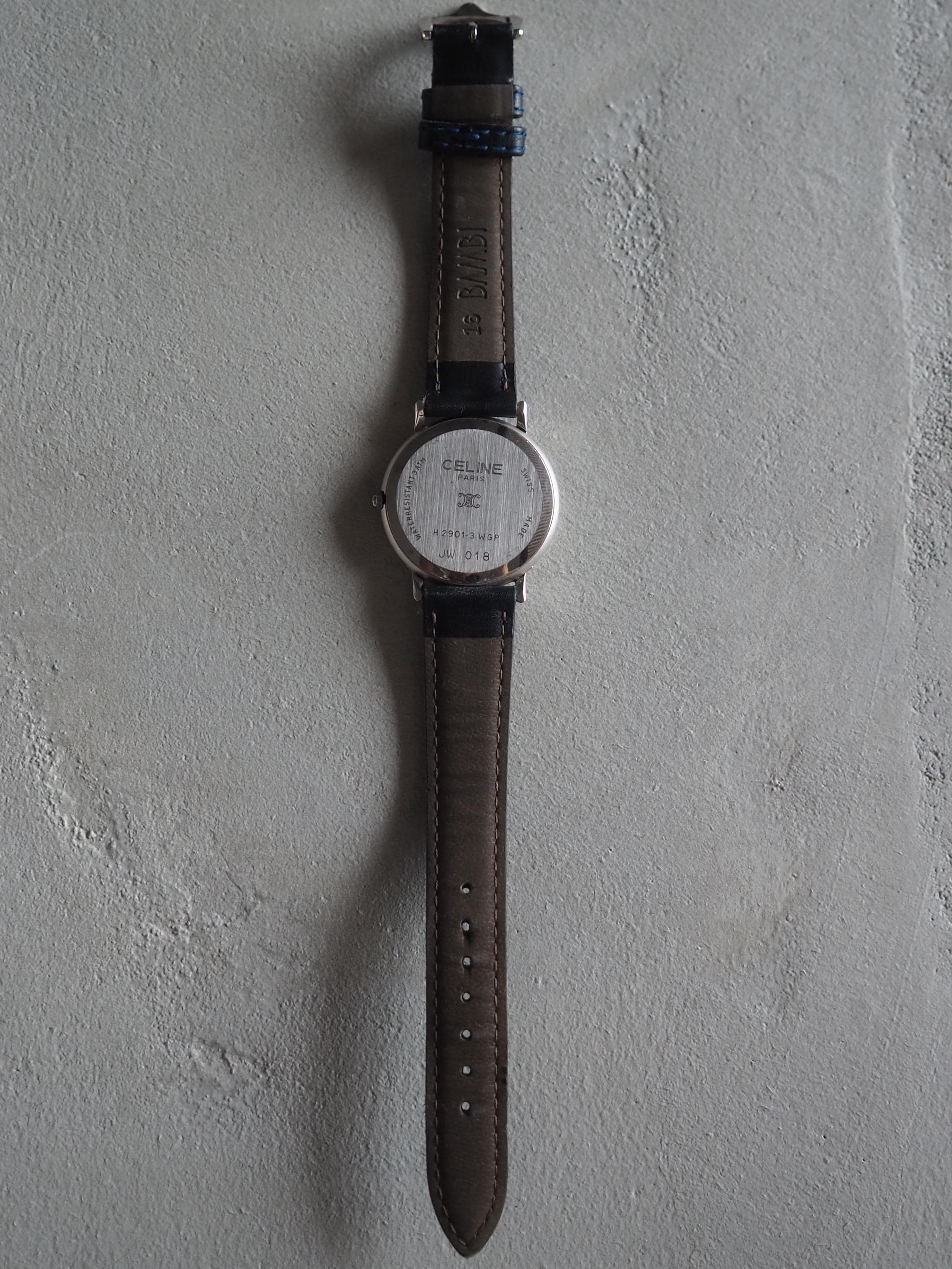 CELINE セリーヌ ラウンド ウォッチ 腕時計 シルバー ユニセックス