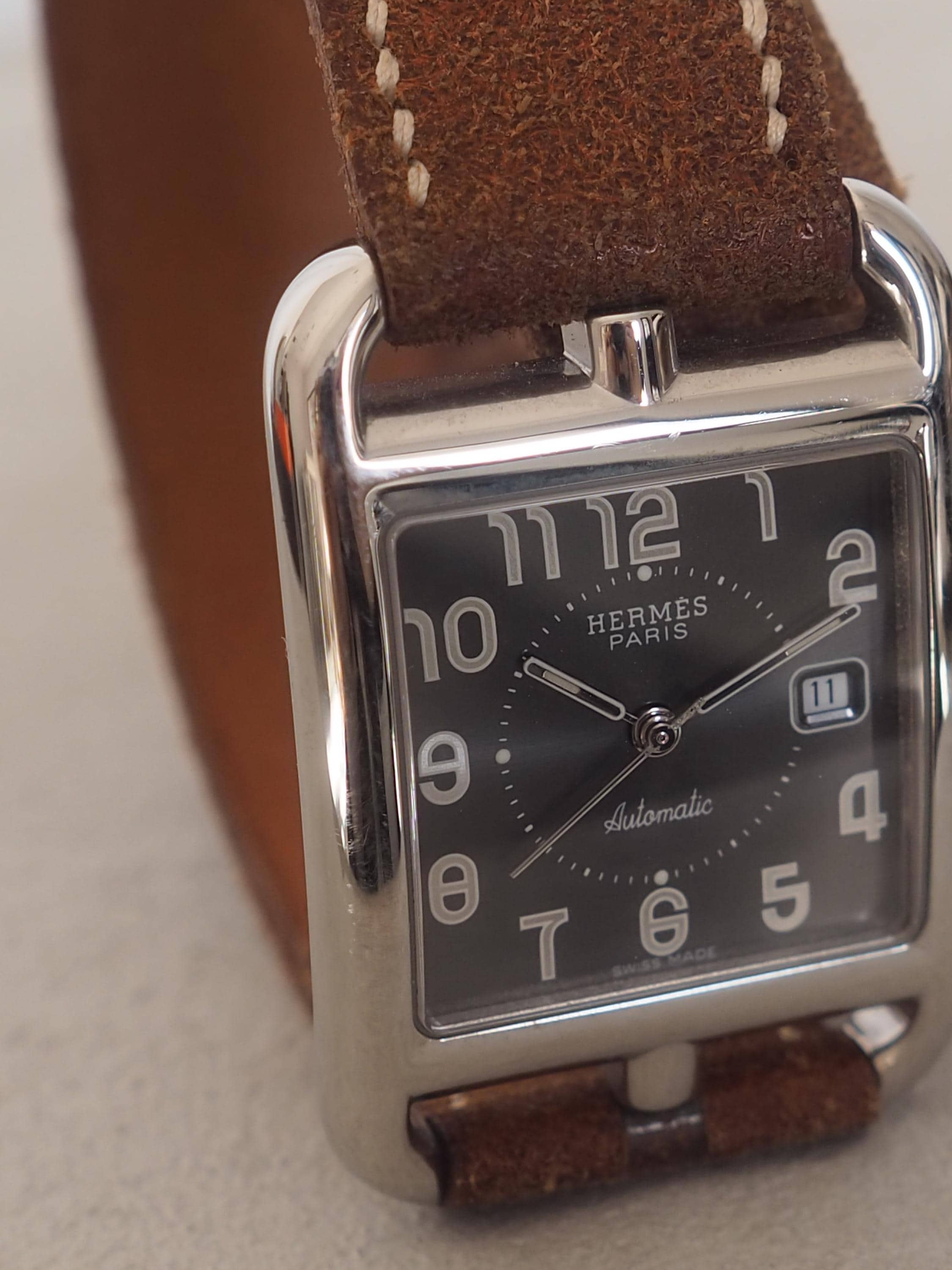 HERMES エルメス ケープコッド ドゥブルトゥール ウォッチ 腕時計