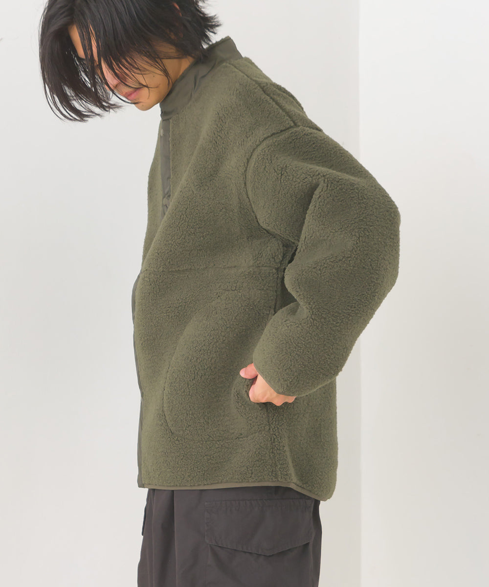 OMNES】ユニセックスボンディングボアブルゾン【1522-7149】